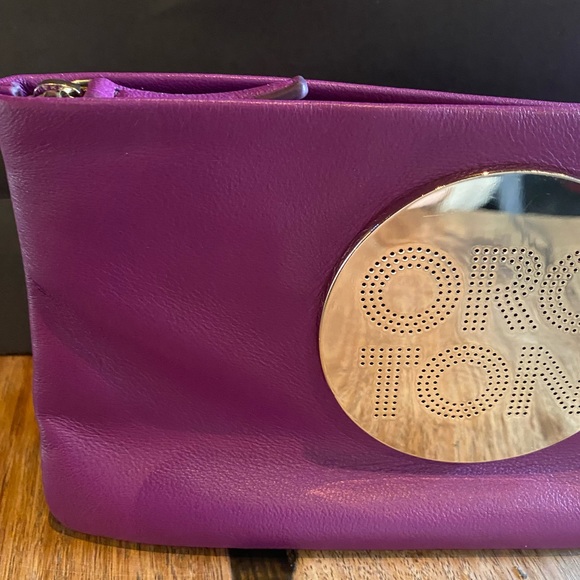 NWT | Oroton Two-Tone Leather Wallet Clutch - Picture 3 of 14